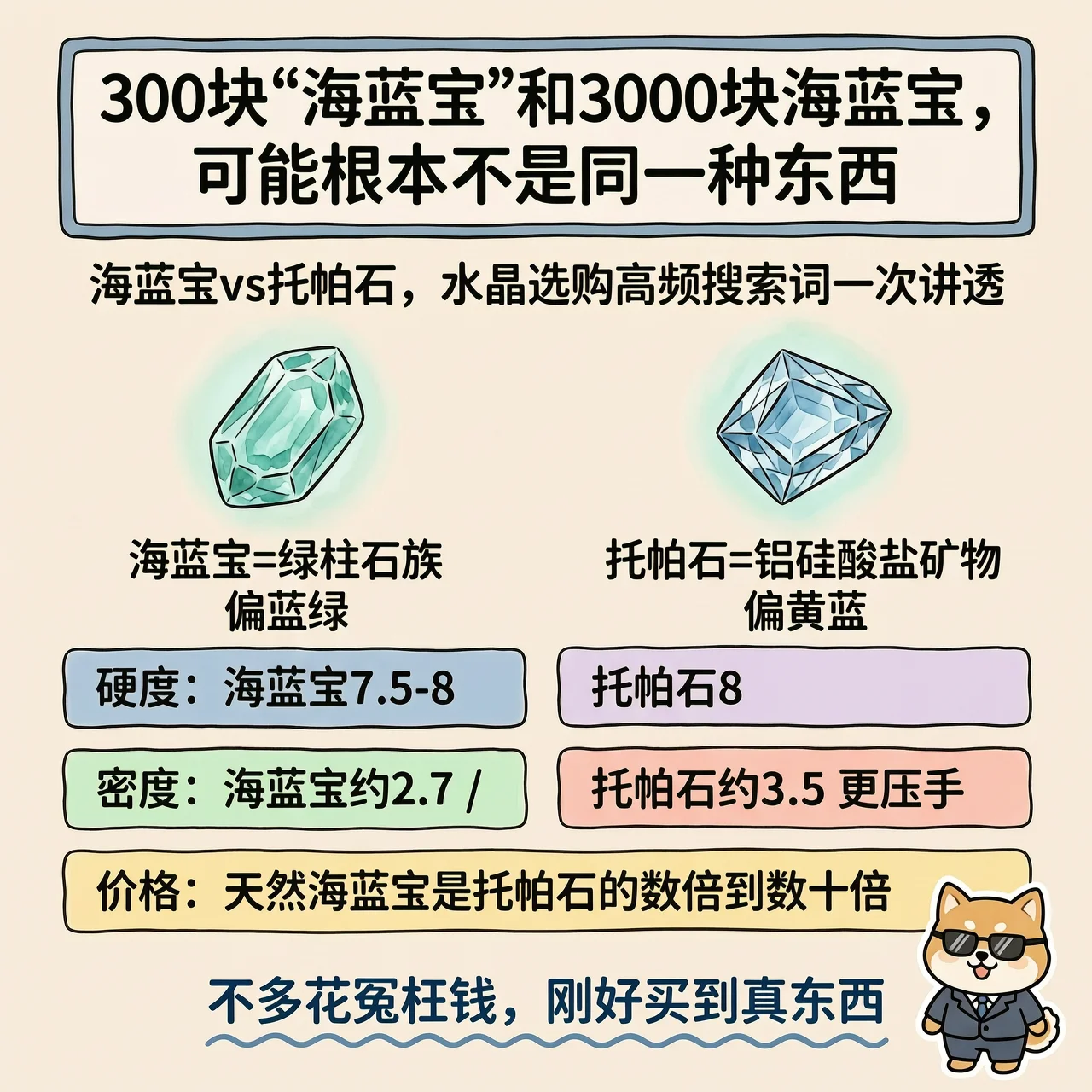 海蓝宝vs托帕石