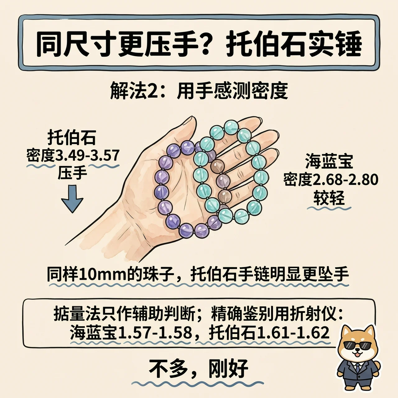 同尺寸更压手？托帕石实锤