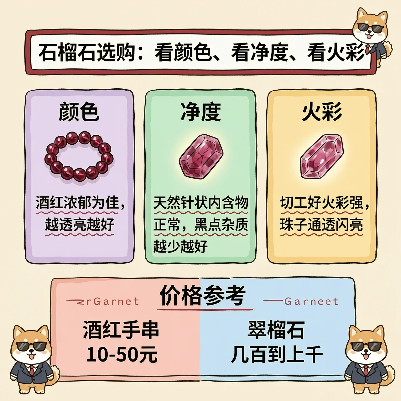 石榴石怎么选？品种>