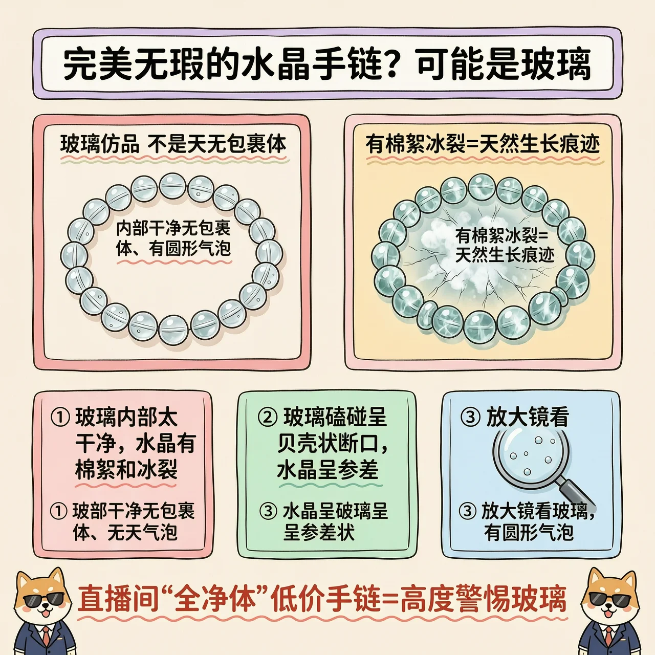 完美无瑕的水晶手链？可能