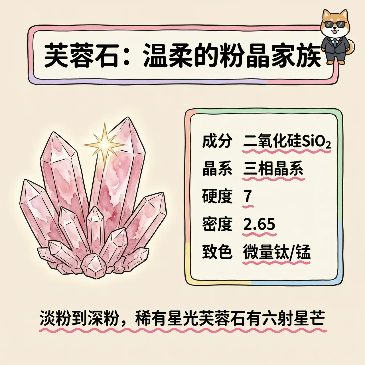 芙蓉石：最温柔的粉色