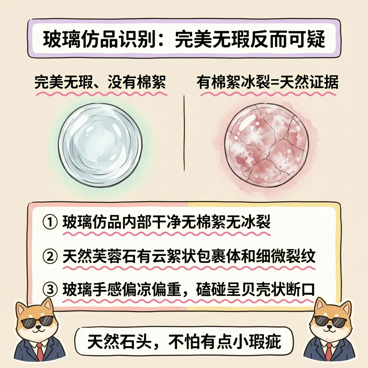 玻璃仿芙蓉石：完美无