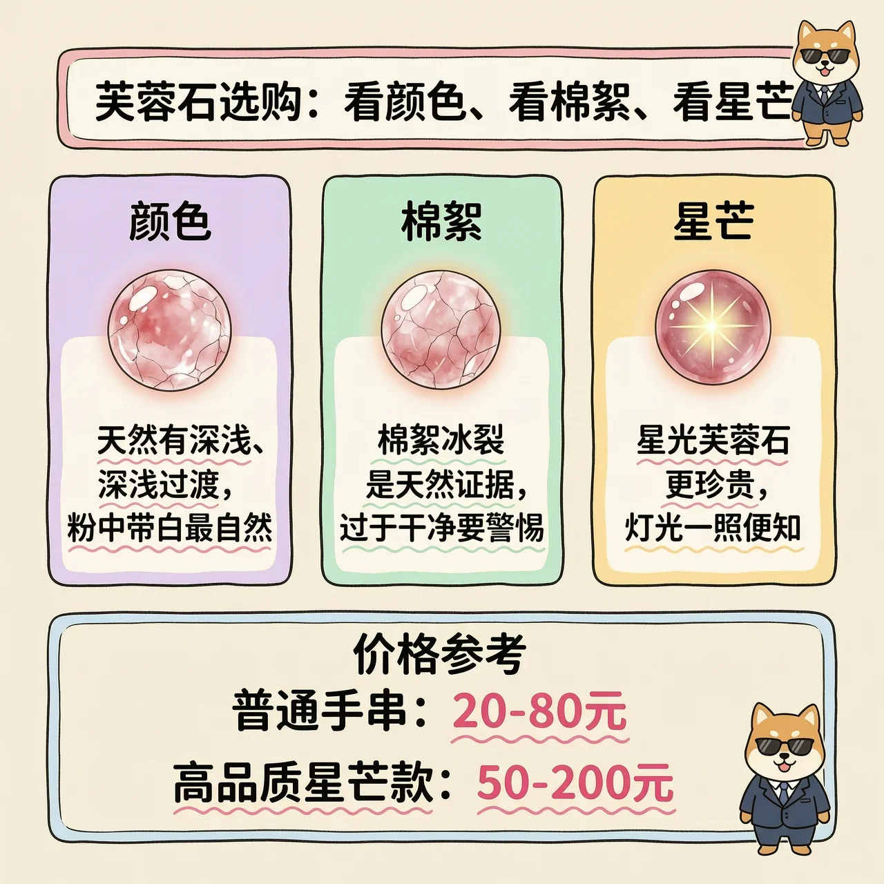 芙蓉石选购：看颜色、