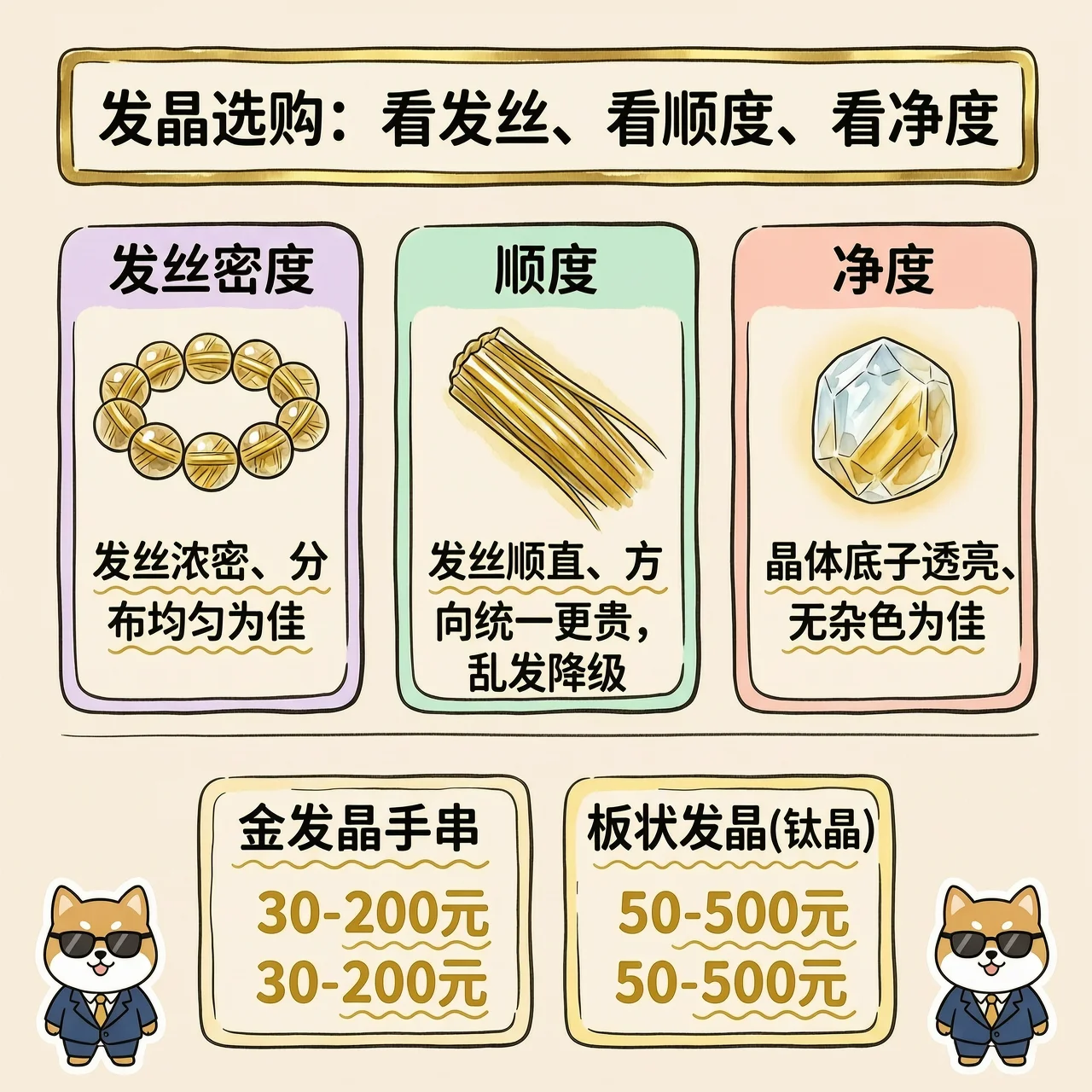 发晶怎么选？看发丝，
