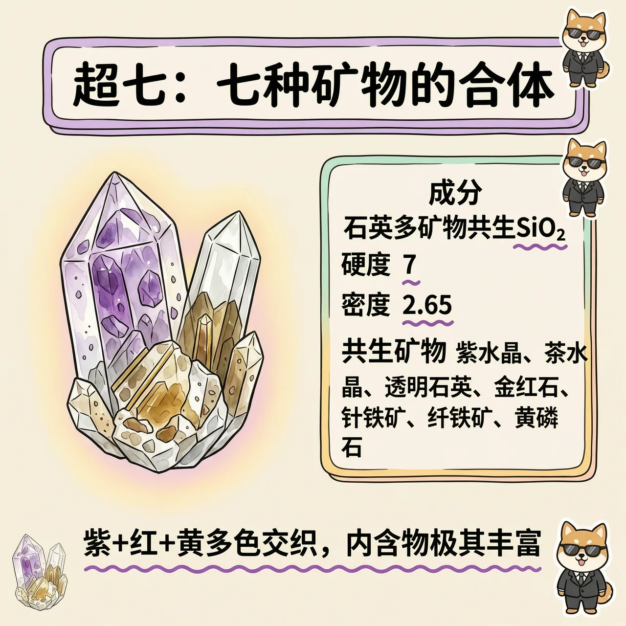 超七：七种矿物住进一