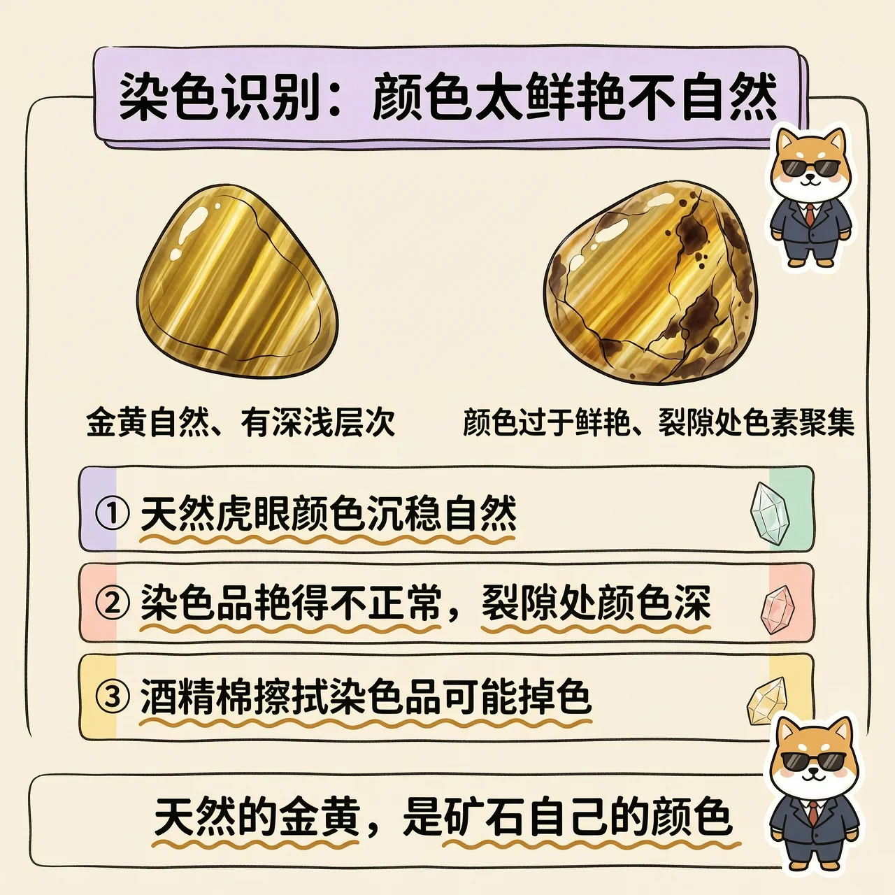 玻璃仿虎眼，猫眼线是