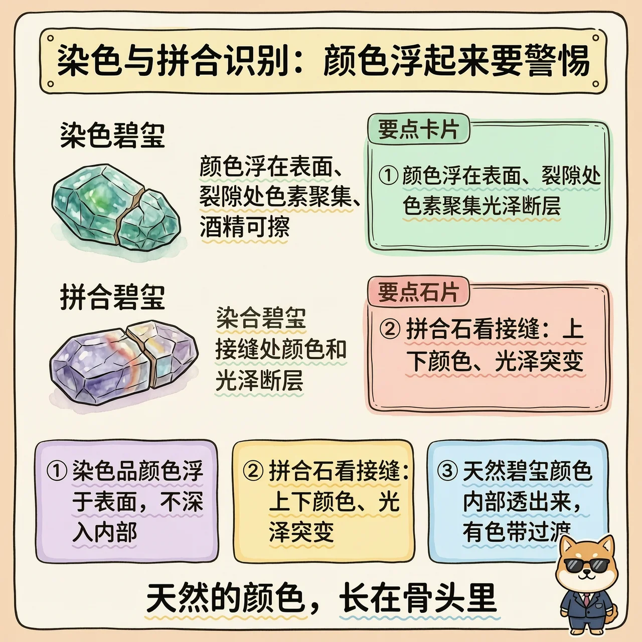 这不是碧玺，这是染了