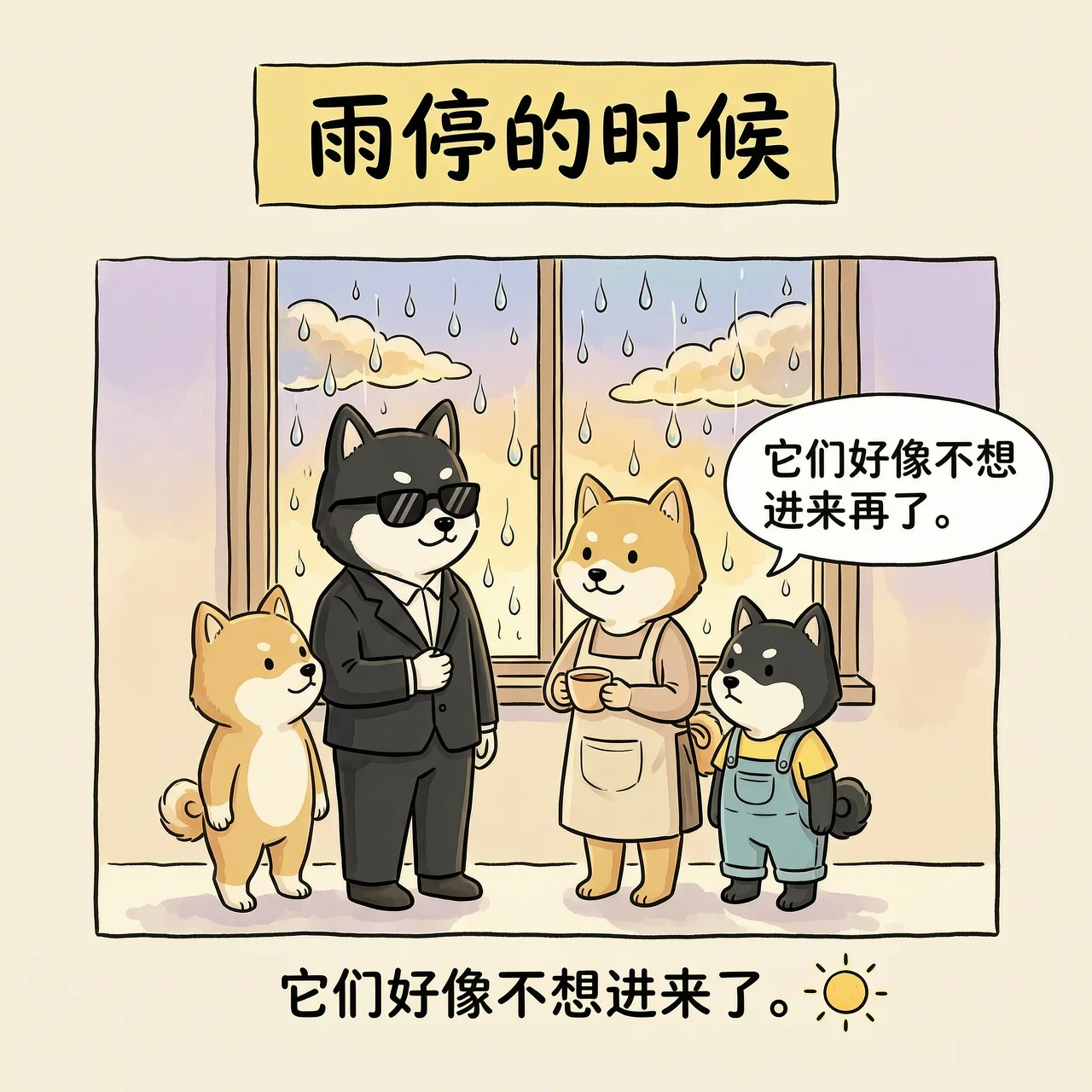 儿子的主意