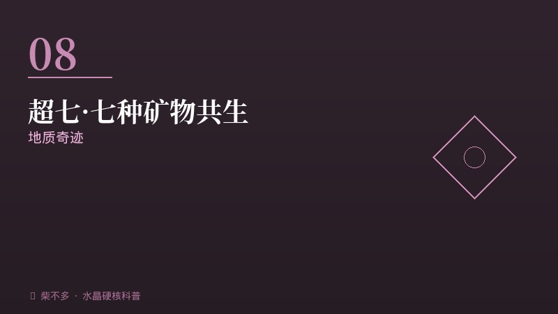 超七七种矿物共生